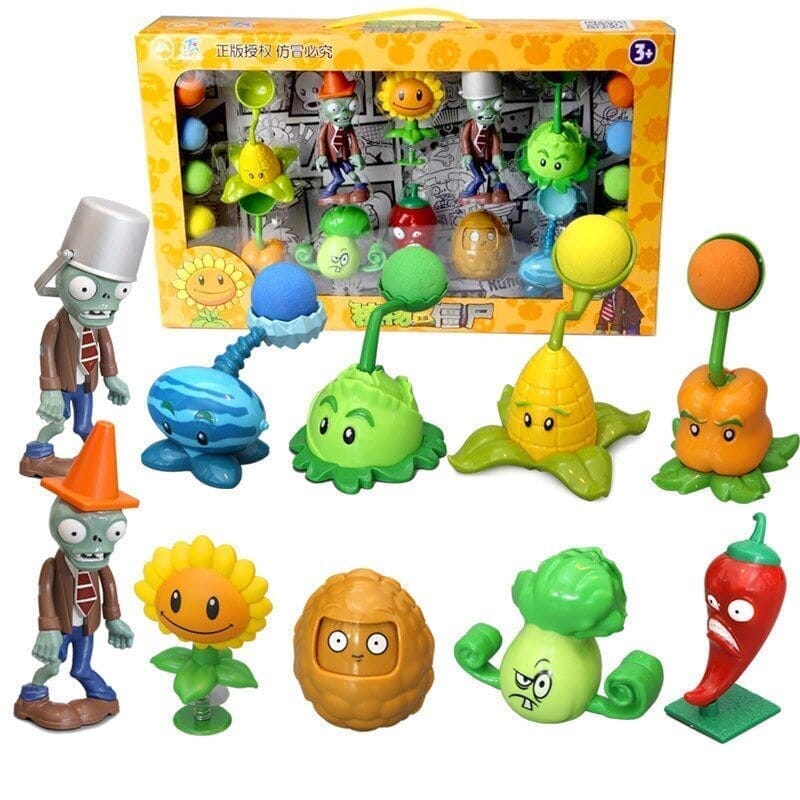 Brinquedos Zumbi Conjunto Plants vs Zumbi Zumbi - brin - 058 Kidslandia Modelo 4 